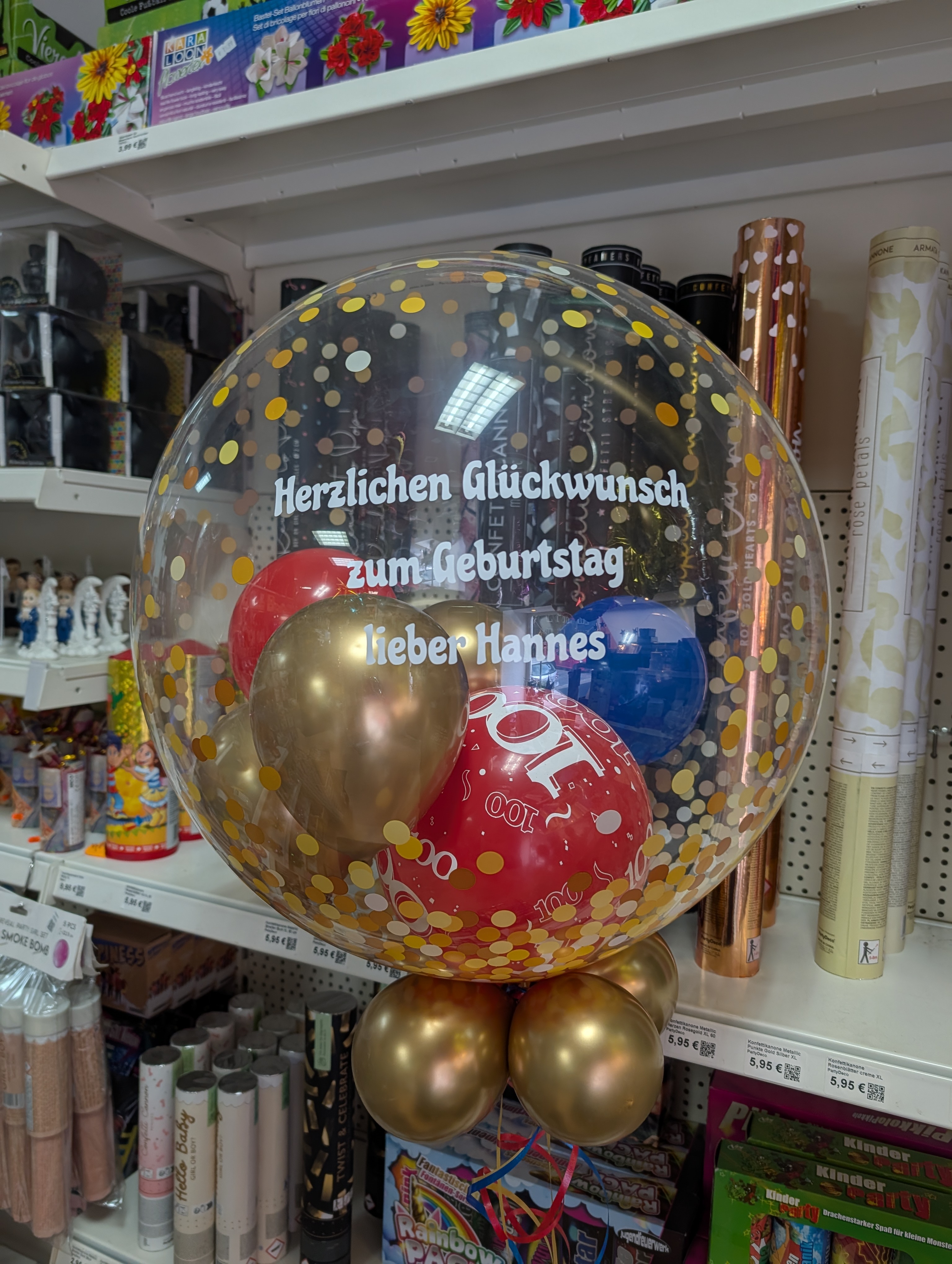 Individuelle Geschenkballons